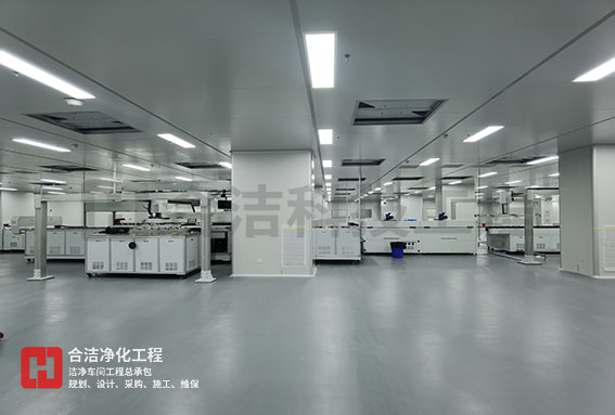 液晶顯示模組潔凈車(chē)間的圖片